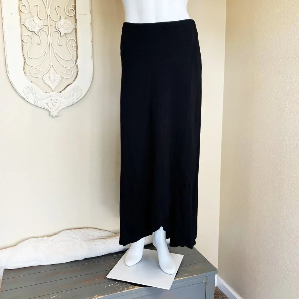 Chelsea & Violet | Black Wrap Maxi Skirt | Size: XS - Picture 1 of 10